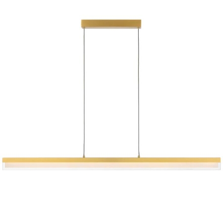Salas Contemporary Pendant Hanging Lamp Light Aluminium Acrylic Brass Brushed