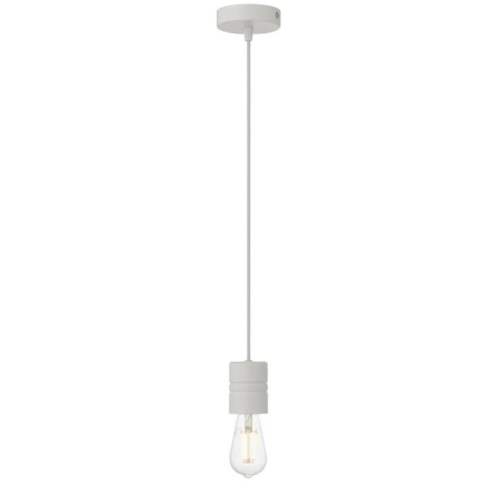 Lang Modern Pendant Hanging Lamp Light Metal White Satin
