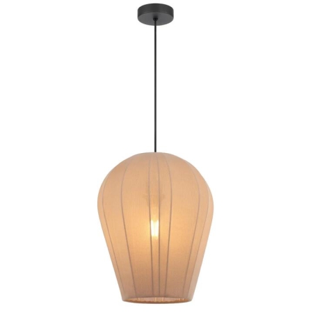 Birget Modern Pendant Hanging Lamp Light Fabric Metal Coffee