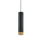 Dakota Contemporary Pendant Hanging Lamp Light Aluminium Black Oak
