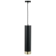 Dakota Contemporary Pendant Hanging Lamp Light Aluminium Black Brass Matt