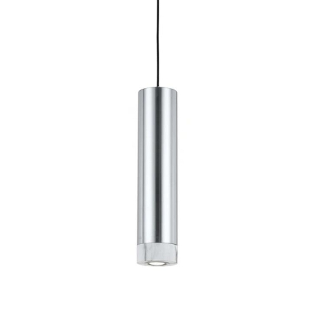 Dakota Contemporary Pendant Hanging Lamp Light Aluminium Silver White Marble