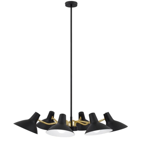 Farbon Modern Pendant Hanging Lamp Light Metal Black Brass Matt