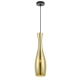 Conie Contemporary Pendant Hanging Lamp Light Glass Black Gold