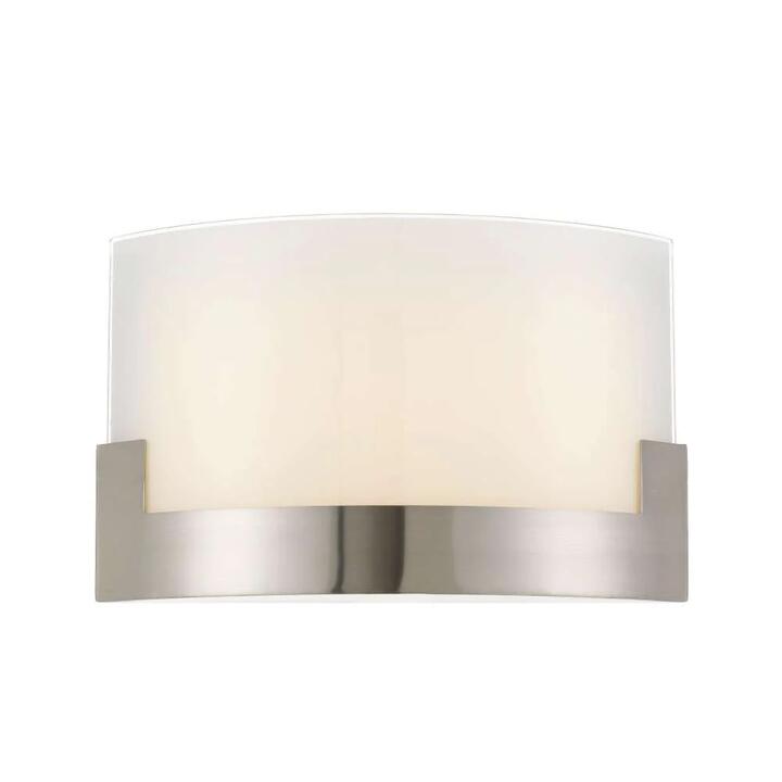 Solita Modern Wall Lamp Light Metal Glass Frost Nickel