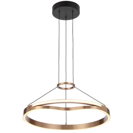 Ostrom Modern Pendant Hanging Lamp Light Aluminium Pvc Coffee Gold Satin
