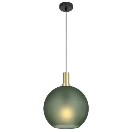 Patino Modern Pendant Hanging Lamp Light Glass Metal Green Matte