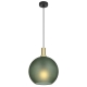 Patino Modern Pendant Hanging Lamp Light Glass Metal Green Matte