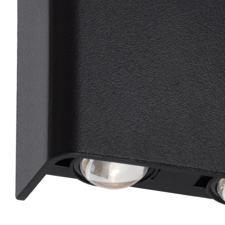 Eyvor Contemporary Wall Lamp Light Polycarbonate Black Sand