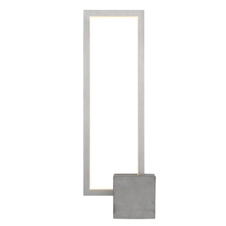 Modric Modern Table Desk Lamp Light Concrete Aluminium Grey Anodised