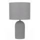 Fevik Industrial Table Desk Lamp Light Concrete Fabric Metal Grey