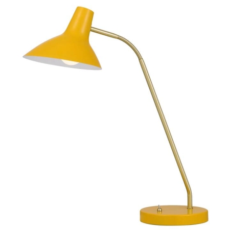 Farbon Contemporary Table Desk Lamp Light Metal Yellow Brass Matt
