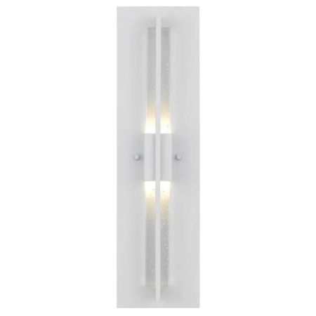 Prada Modern Wall Lamp Light Aluminium Glass White Sand