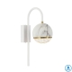 Oneta Modern Wall Lamp Light Metal Acrylic Clear White White Marble