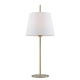 Dior Modern Table Desk Lamp Light Metal Antique Brass White