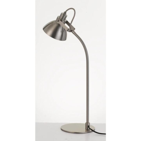Gwen Contemporary Table Desk Lamp Light Metal Nickel