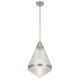 Harnon Modern Pendant Hanging Lamp Light Metal Glass Nickel Matte