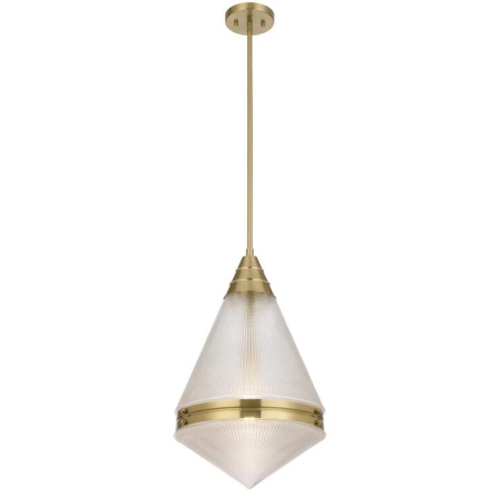 Harnon Modern Pendant Hanging Lamp Light Metal Glass Antique Gold Satin
