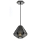 Magnus Contemporary Pendant Hanging Lamp Light Metal Gun Metal