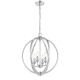 Kendall Modern Pendant Hanging Lamp Light Metal Chrome Gloss