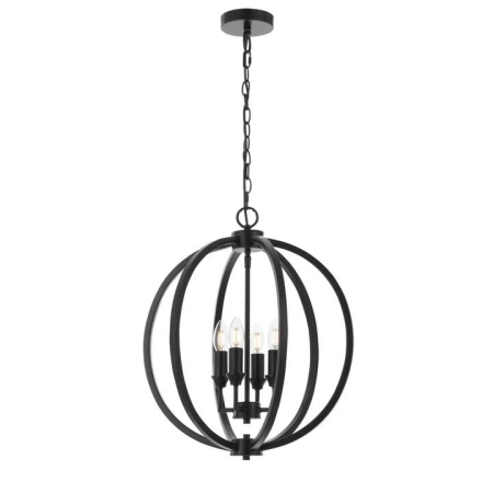 Kendall Modern Pendant Hanging Lamp Light Metal Black