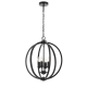 Kendall Modern Pendant Hanging Lamp Light Metal Black