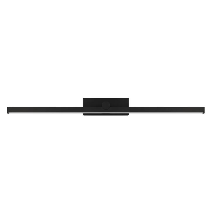 Foley Contemporary Wall Lamp Light Aluminium Polycarbonate Black Matte