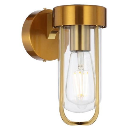 Fonseca Contemporary Wall Lamp Light Aluminium Glass Antique Gold Matte