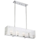 Pelion Modern Pendant Hanging Lamp Light Metal Glass Chrome Clear Polished Chrome