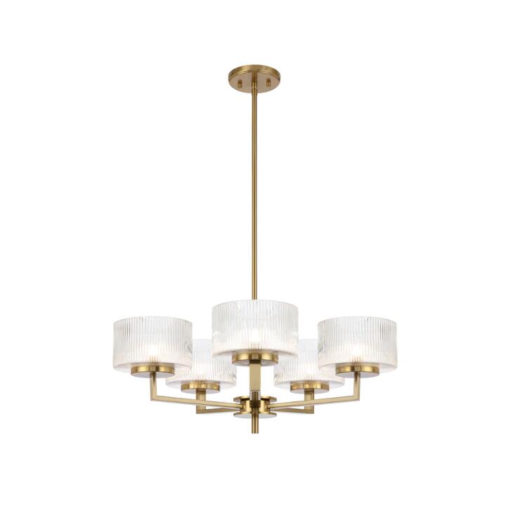 Moreno Modern Pendant Hanging Lamp Light Metal Glass Antique Gold Gloss