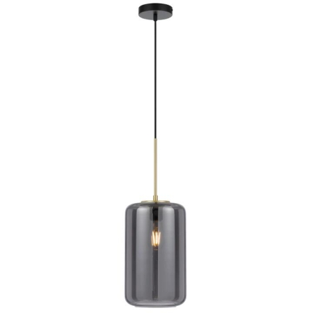 Korova Modern Pendant Hanging Lamp Light Glass Metal Brass Matt Smoke
