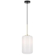 Korova Modern Pendant Hanging Lamp Light Glass Metal Brass Matt Opal