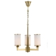 Ahern Modern Pendant Hanging Lamp Light Solid Brass Glass Brass Opal Brushed