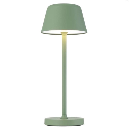 Briana Modern Table Desk Lamp Light Metal Green Sand