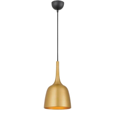 Polk Modern Pendant Hanging Lamp Light Metal Black Gold Brushed