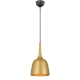 Polk Modern Pendant Hanging Lamp Light Metal Black Gold Brushed