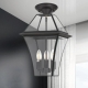 Rye Vintage Pendant Hanging Lamp Light Glass Solid Brass Clear Black