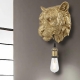 Simba Modern Wall Lamp Light Polycarbonate Gold Gloss
