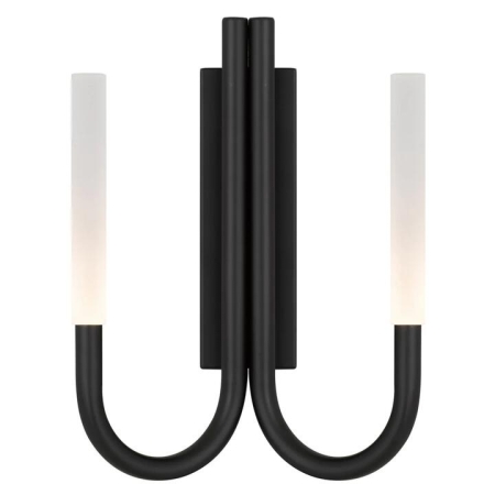Joshua Modern Wall Lamp Light Metal Acrylic Black Matte