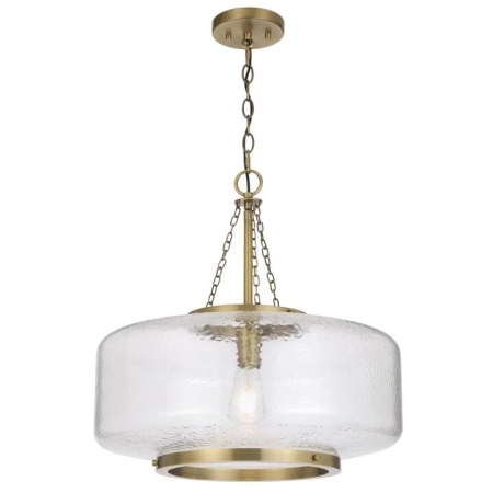 Mornet Industrial Pendant Hanging Lamp Light Metal Glass Gold Satin