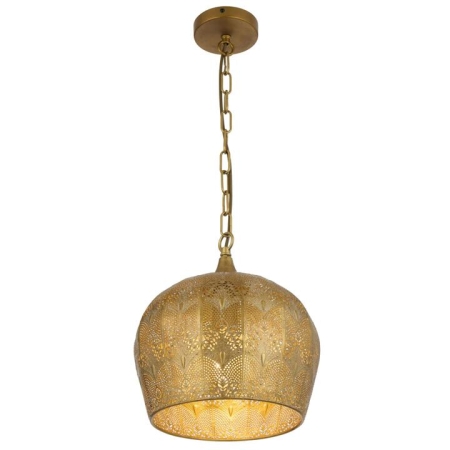 Mersin Vintage Pendant Hanging Lamp Light Metal Antique Brass Antique