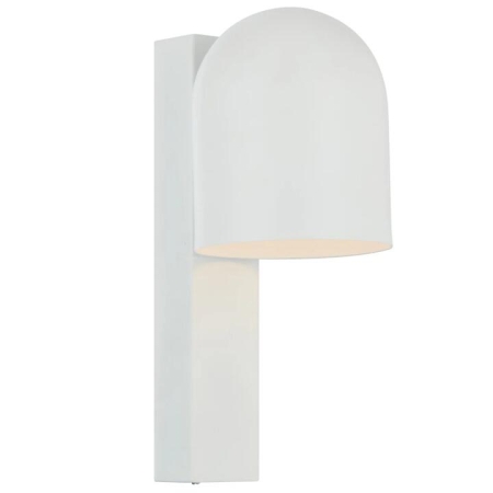 Echo Contemporary Wall Lamp Light Metal White Matte