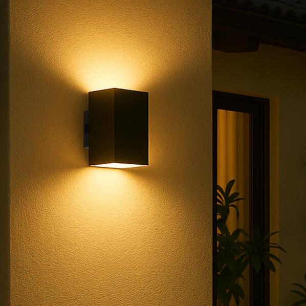 Lorsa Modern Wall Lamp Light Polycarbonate Black Sand