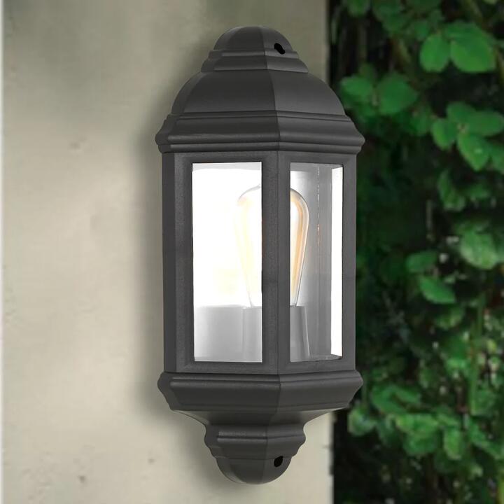 Odin Vintage Wall Lamp Light Polycarbonate Black Sand