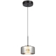 Cedro Modern Pendant Hanging Lamp Light Metal Aluminium Glass Acrylic Black Sand