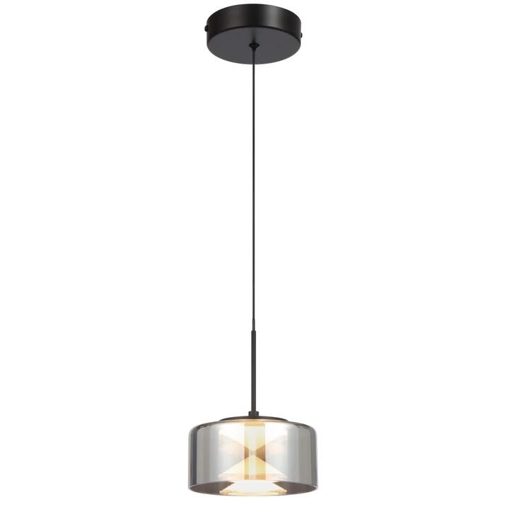 Cedro Modern Pendant Hanging Lamp Light Metal Aluminium Glass Acrylic Black Sand