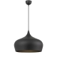 Polk Modern Pendant Hanging Lamp Light Metal Black