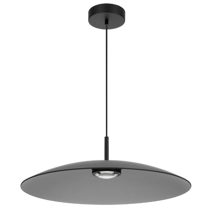 Orilla Modern Pendant Hanging Lamp Light Glass Metal Aluminium Smoke Matte
