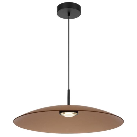Orilla Modern Pendant Hanging Lamp Light Glass Metal Aluminium Brown Matte