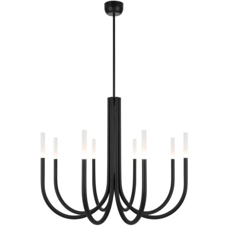 Joshua Modern Pendant Hanging Lamp Light Metal Acrylic Black Matte